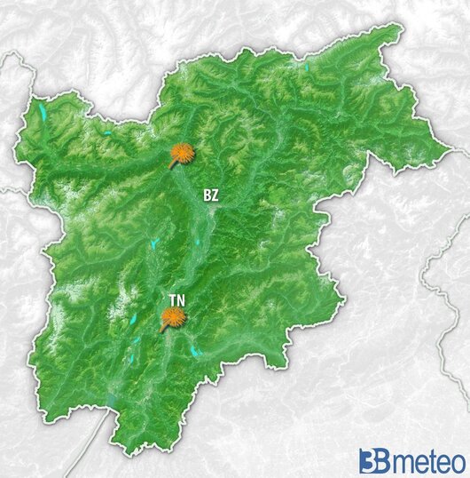 Previsioni meteo Trentino Alto Adige per martedì, 30 luglio