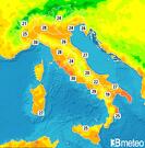 Previsioni temperature Italia per martedì, 30 luglio la notte
