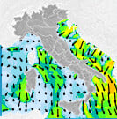 Previsioni venti Italia per martedì, 30 luglio la notte
