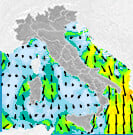 Previsioni venti Italia per martedì, 30 luglio il Pomeriggio