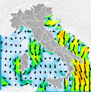 Previsioni venti Italia per martedì, 30 luglio la mattina