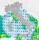 Previsioni venti Italia per mercoledì, 31 luglio la Sera