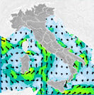 Previsioni venti Italia per venerdì, 02 agosto il Pomeriggio