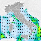 Previsioni venti Italia per martedì, 06 agosto la notte