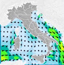 Previsioni venti Italia per mercoledì, 07 agosto la notte
