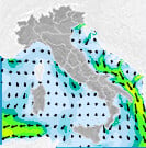 Previsioni venti Italia per mercoledì, 07 agosto la mattina
