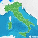 Previsioni pioggia-neve Italia per mercoledì, 31 luglio la Sera