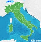 Previsioni pioggia-neve Italia per giovedì, 01 agosto la notte