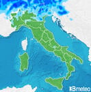 Previsioni pioggia-neve Italia per giovedì, 01 agosto il Pomeriggio