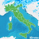 Previsioni pioggia-neve Italia per venerdì, 02 agosto il Pomeriggio