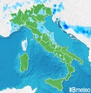 Previsioni pioggia-neve Italia per sabato, 03 agosto il Pomeriggio