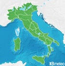Previsioni pioggia-neve Italia per lunedì, 05 agosto la mattina