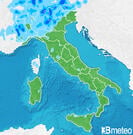 Previsioni pioggia-neve Italia per mercoledì, 07 agosto il Pomeriggio