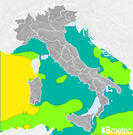 Previsioni dello stato del mare in Italia per sabato, 03 agosto la sera