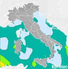 Previsioni dello stato del mare in Italia per martedì, 06 agosto la sera