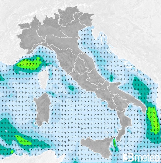 Previsioni meteo in Italia per giovedì, 01 agosto