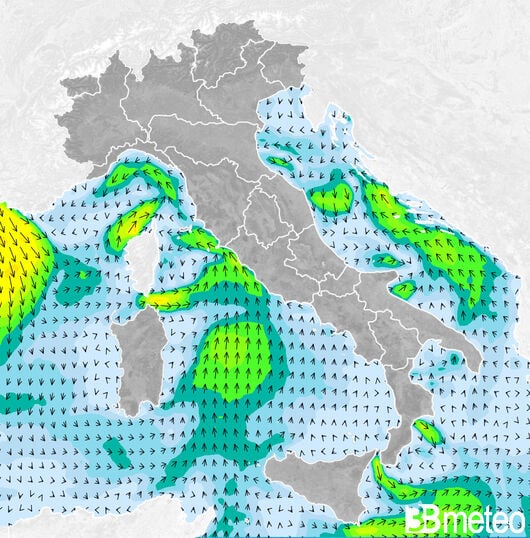 Previsioni meteo in Italia per venerdì, 02 agosto