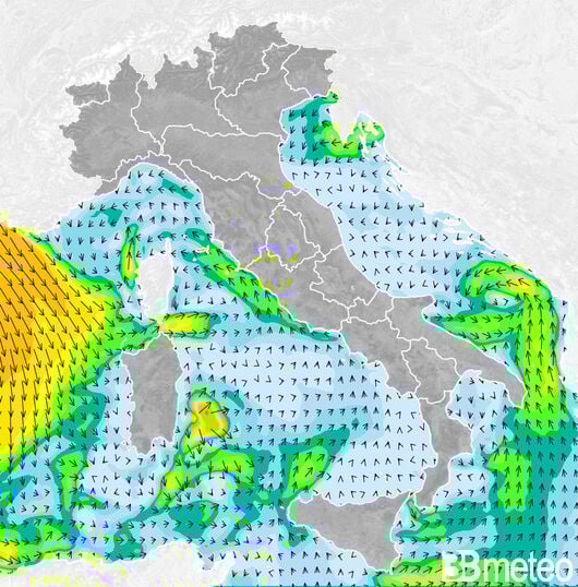 Previsioni meteo in Italia per sabato, 03 agosto