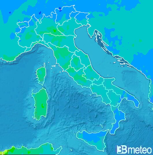 Previsioni sulla qualità dell'aria per venerdì, 02 agosto