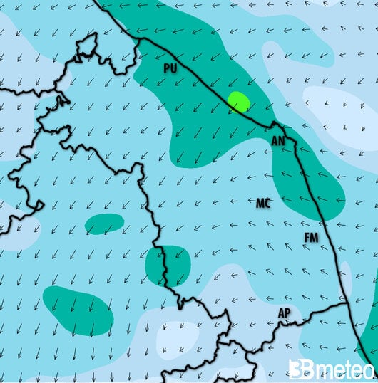 Previsioni meteo Marche per martedì, 30 luglio