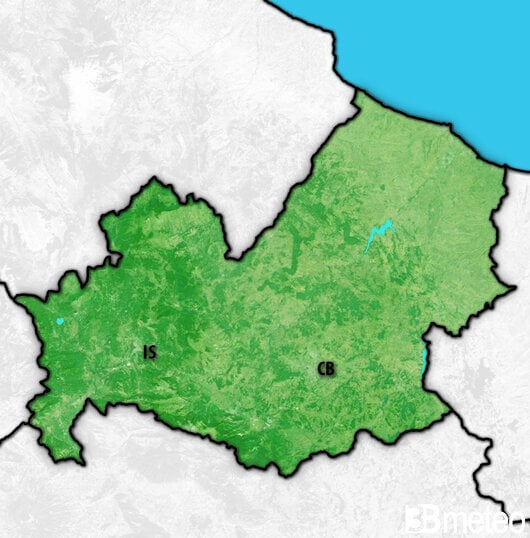 Previsioni meteo Molise per martedì, 30 luglio