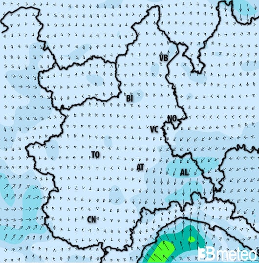 Previsioni meteo Piemonte per martedì, 30 luglio