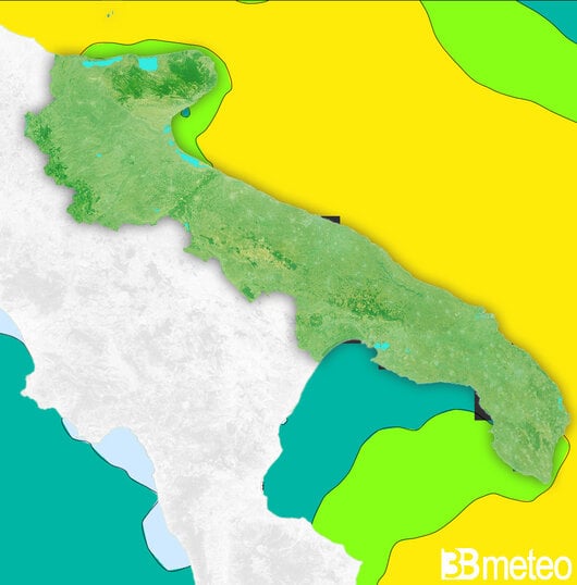 Previsioni dello stato del mare in Puglia per martedì, 30 luglio