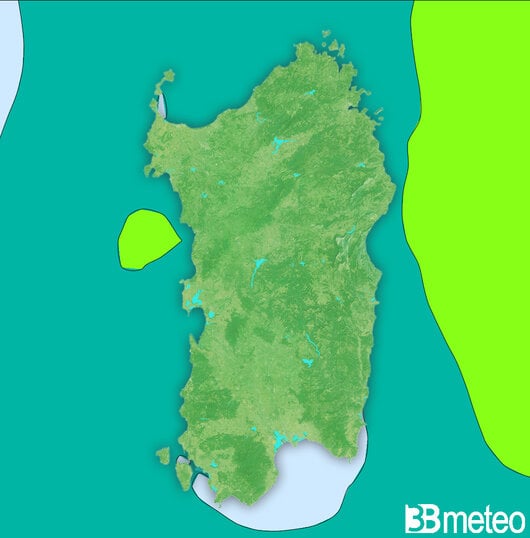 Previsioni dello stato del mare in Sardegna per martedì, 30 luglio