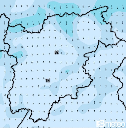 Previsioni meteo Trentino Alto Adige per martedì, 30 luglio