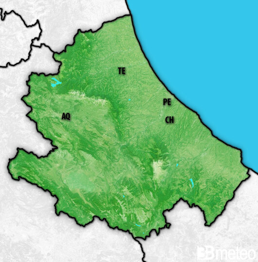 Previsioni meteo Abruzzo per martedì, 30 luglio