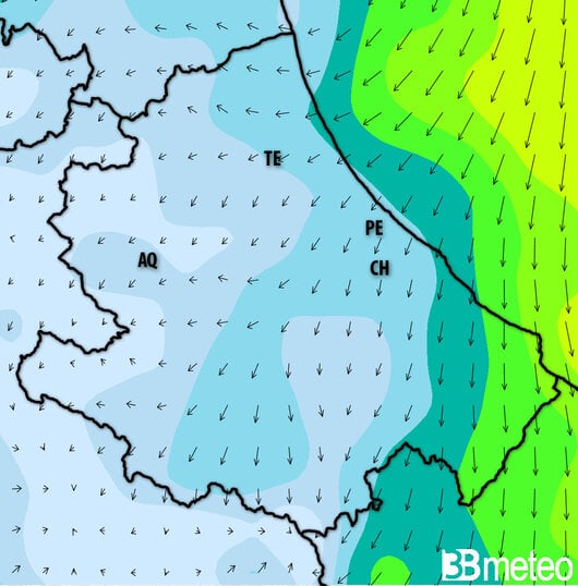 Previsioni meteo Abruzzo per martedì, 30 luglio