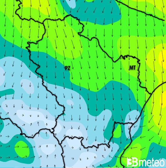 Previsioni meteo Basilicata per martedì, 30 luglio