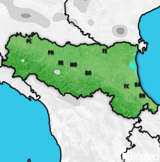 Previsioni meteo Emilia Romagna per martedì, 30 luglio