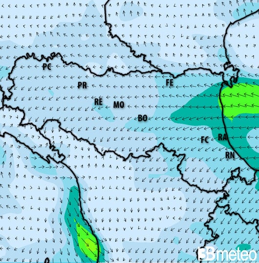 Previsioni meteo Emilia Romagna per martedì, 30 luglio