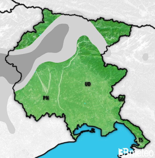 Previsioni meteo Friuli Venezia Giulia per martedì, 30 luglio
