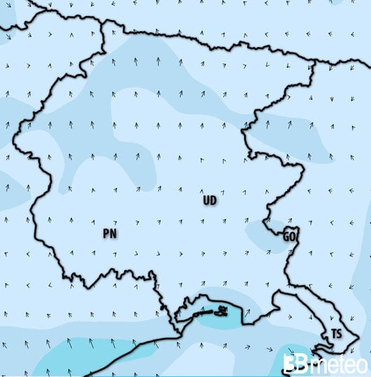 Previsioni meteo Friuli Venezia Giulia per martedì, 30 luglio
