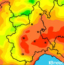 Previsioni temperature Italia per martedì, 30 luglio la sera