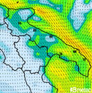 Previsioni venti Italia per martedì, 30 luglio la notte