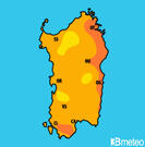 Previsioni temperature Italia per martedì, 30 luglio la mattina