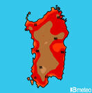 Previsioni temperature Italia per martedì, 30 luglio il pomeriggio
