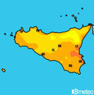 Previsioni temperature Italia per martedì, 30 luglio la notte