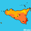 Previsioni temperature Italia per martedì, 30 luglio la mattina