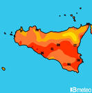 Previsioni temperature Italia per martedì, 30 luglio la sera