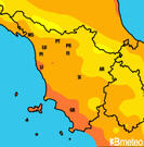 Previsioni temperature Italia per martedì, 30 luglio la mattina