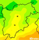 Previsioni temperature Italia per martedì, 30 luglio la mattina