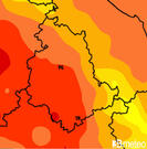 Previsioni temperature Italia per martedì, 30 luglio la sera