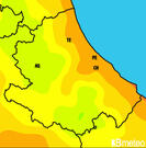Previsioni temperature Italia per martedì, 30 luglio la notte