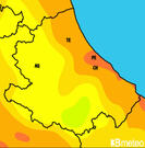 Previsioni temperature Italia per martedì, 30 luglio la mattina