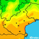 Previsioni temperature Italia per martedì, 30 luglio la notte