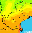 Previsioni temperature Italia per martedì, 30 luglio la mattina